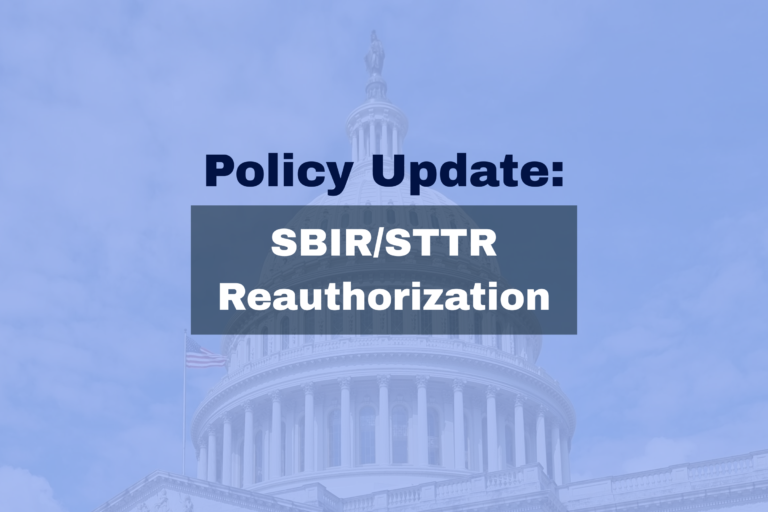 SBIR / STTR reauthorization is passed by Congress