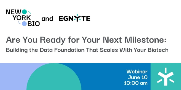 NewYorkBIO & Egnyte June 10th webinar